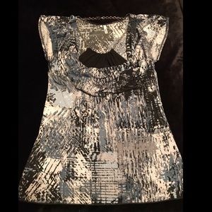 Cute Studio Y Stretchy Layered Shirt, Size Small